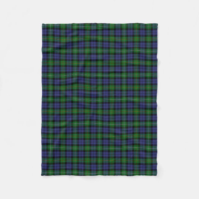 Cobertor De Velo Clã escocês Campbell of Loudoun Tartan Xadrez (Frente)