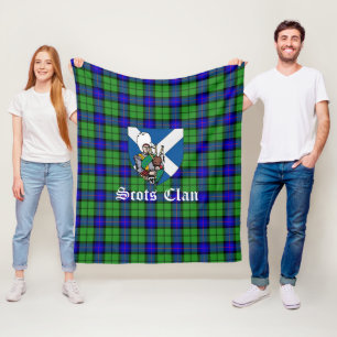Cobertor De Velo Clan Armstrong Tartan Xadrez