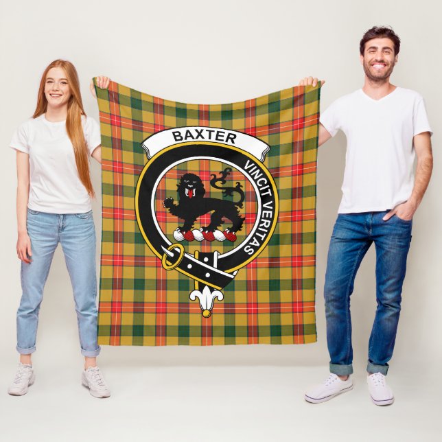 Cobertor De Velo Clan Baxter Tartan Xadrez (In Situ)
