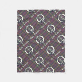 Cobertor De Velo Clan Carnegie Crest Tartan