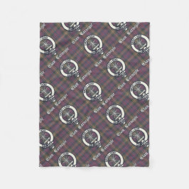 Cobertor De Velo Clan Carnegie Crest Tartan