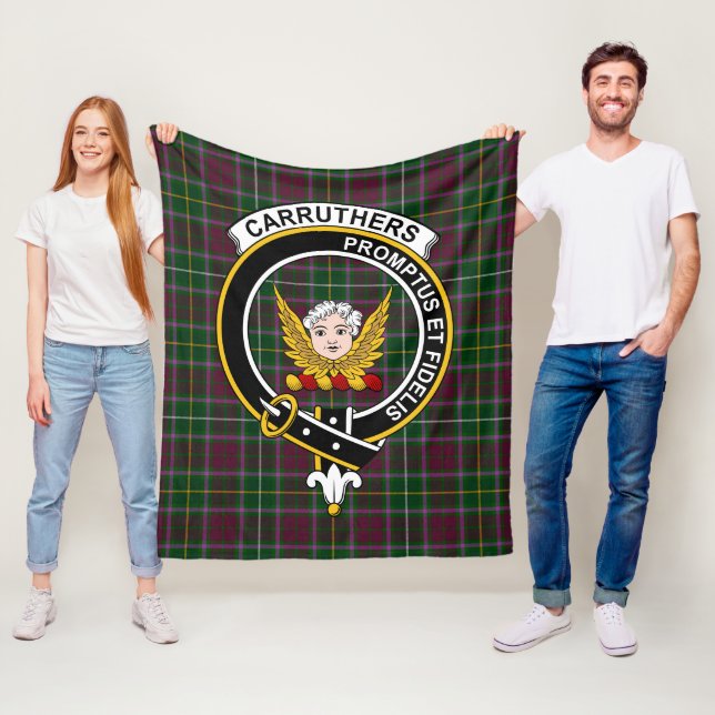 Cobertor De Velo Clan Carruthers Tartan Xadrez (In Situ)