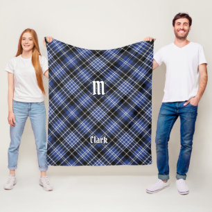 Cobertor De Velo Clan Clark Tartan Fleece Blanket