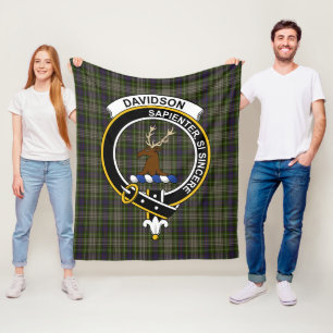 Cobertor De Velo Clan Davidson Tulloch Vestido Xadrez Tartan
