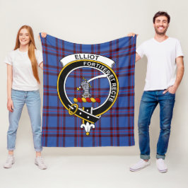 Cobertor De Velo Clan Elliot Tartan Xadrez