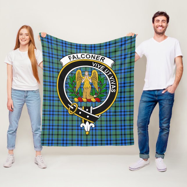 Cobertor De Velo Clan Falconer Tartan Xadrez (In Situ)