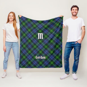 Cobertor De Velo Clan Gordon Tartan Fleece Blanket