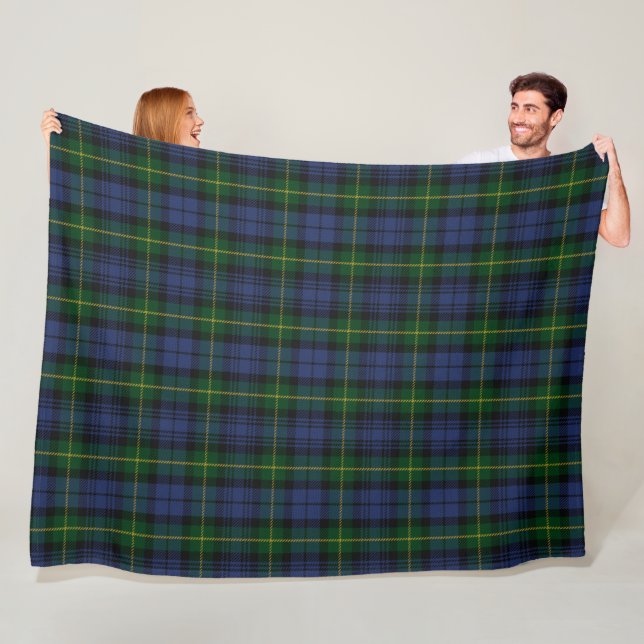Cobertor De Velo Clan Gordon Tartan Fleece Blanket (In Situ)