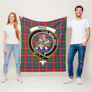 Cobertor De Velo Clan Haig Tartan Xadrez