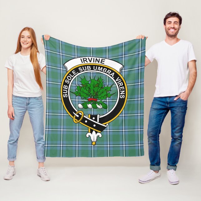 Cobertor De Velo Clan Irvine Tartan Xadrez (In Situ)