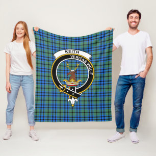 Cobertor De Velo Clan Keith Tartan Xadrez