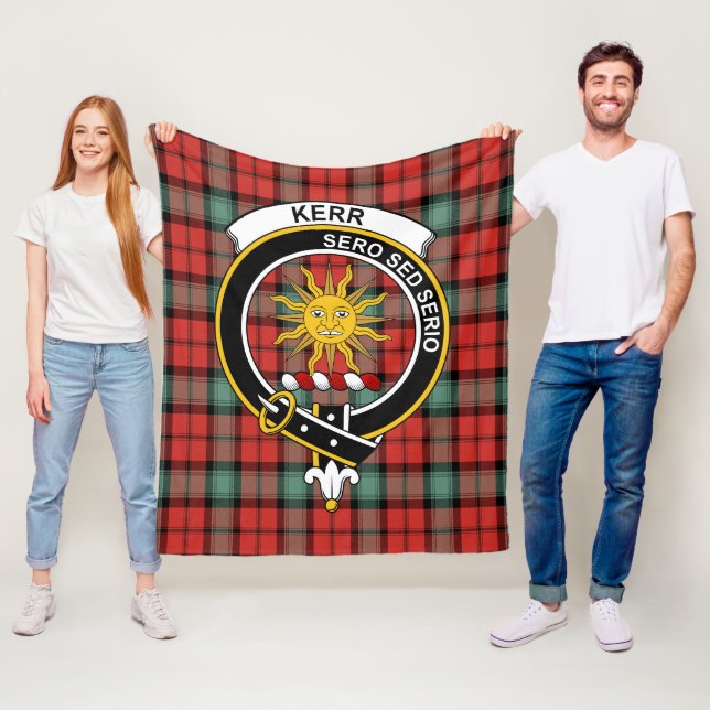 Cobertor De Velo Clan Kerr Ancient Tartan Xadrez (In Situ)