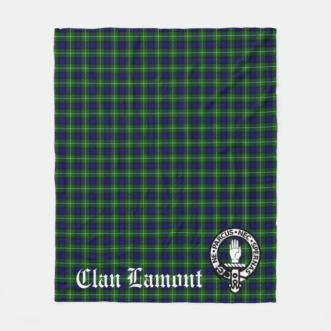 Cobertor De Velo Clan Lamont Tartan (Frente)