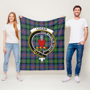 Cobertor De Velo Clan Logan Ancient Tartan Xadrez
