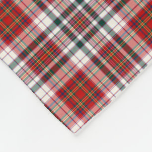 Cobertor De Velo Clan MacAlister vestida Tartan Vermelha Xadrez Esc
