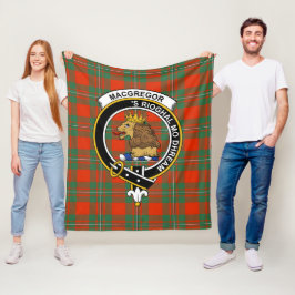 Cobertor De Velo Clan MacGregor Modern Tartan Xadrez