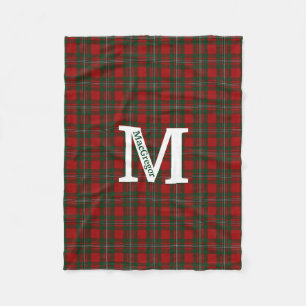 Cobertor De Velo Clan MacGregor Tartan Xadrez Personalizada