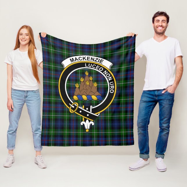 Cobertor De Velo Clan MacKenzie Modern Tartan Xadrez (In Situ)