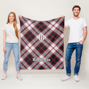 Cobertor De Velo Clan MacPherson caçando Tartan Fleece Blanket