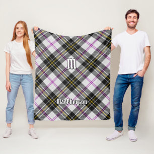 Cobertor De Velo Clan MacPherson Dress Tartan Fleece Blanket