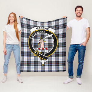 Cobertor De Velo Clan MacRae Vestida Xadrez moderna de Tartan