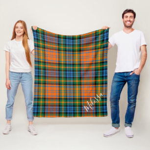 Cobertor De Velo Clan Murray Xadrez Tartan Personalizado Padrão