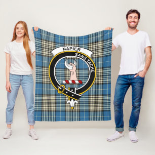 Cobertor De Velo Clan Napier Ancient Tartan Xadrez