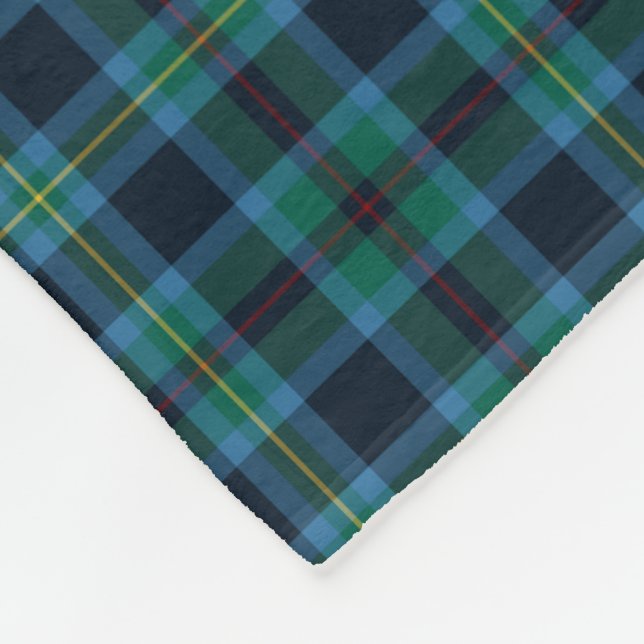 Cobertor De Velo Clan Tartan, Clã Azul Brilho e Verde (Quina)