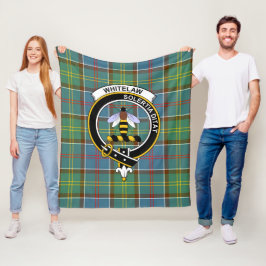 Cobertor De Velo Clan Whitelaw Antiga Xadrez Tartan