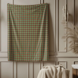 Cobertor De Velo Clássico Tartan Blanket para Noites de Férias Cozy