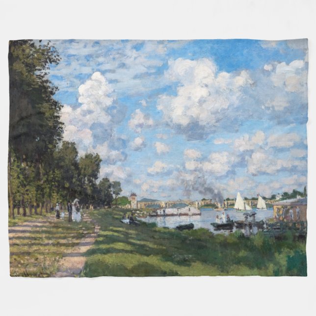 Cobertor De Velo Claude Monet - A Bacia do Argenteuil (Frente (Horizontal))