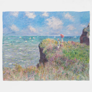 Cobertor De Velo Claude Monet - Cliff Walk em Pourville