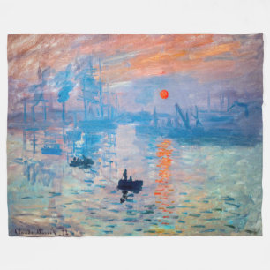 Cobertor De Velo Claude Monet - Impressão, Assalto do Sol