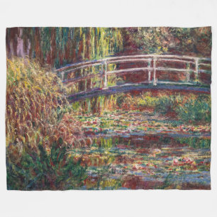 Cobertor De Velo Claude Monet - Lagoa de Água Lily, Harmonia Rosa