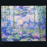 Cobertor De Velo Claude Monet - Lírios/Ninfas 1919<br><div class="desc">Lírios/Ninfas (W.1852) - Claude Monet,  Petróleo na Canvas,  1916-1919</div>