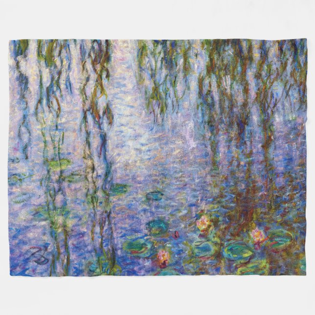 Cobertor De Velo Claude Monet - Nenúfares (Frente (Horizontal))