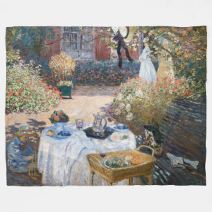 Cobertor De Velo Claude Monet - O Luncheon, painel decorativo