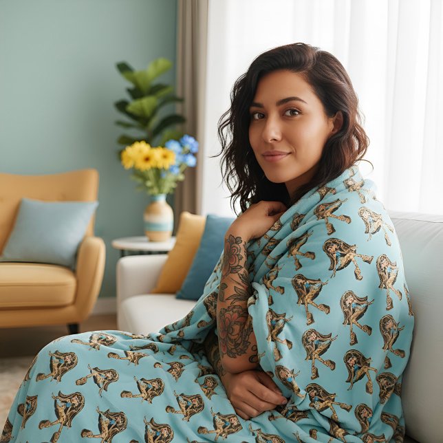 Cobertor De Velo Cleo Fleece Blanket (Criador carregado)