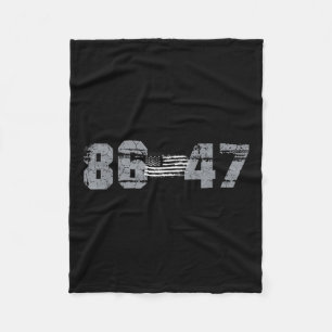 Cobertor De Velo Clic Estilo Vintage Anos 80 86 47 Anti Trump 8647 