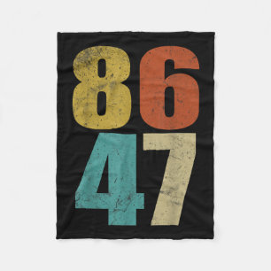 Cobertor De Velo Clic Retro Vintage Estilo Anos 80 86 47 Anti Trump
