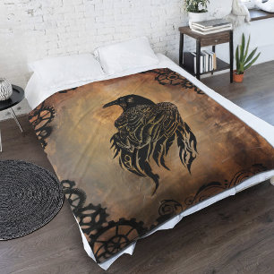 Cobertor De Velo Clockwork Raven