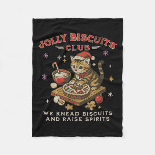 Cobertor De Velo Clube de Biscoitos Alegres _ Gatinho de Natal Vint