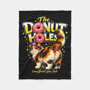 Cobertor De Velo Clube de Fãs dos Buracos de Donut Meme de Gato Eng