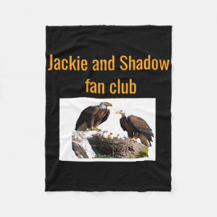 Cobertor De Velo Clube de Fãs Jackie e Shadow Águias 