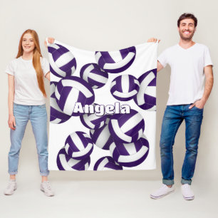 Cobertor De Velo clube de vôlei roxo colore decoração de salas espo