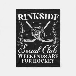 Cobertor De Velo Clube Social Rinkside Mãe de Hockey no Hóquei no G