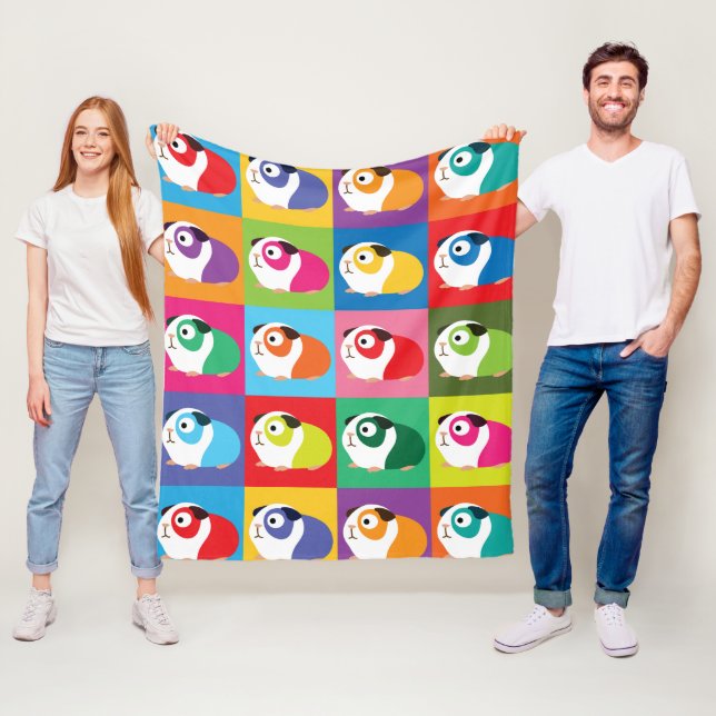 Cobertor De Velo Cobaias do pop art (In Situ)