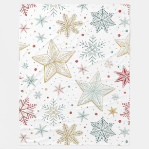Cobertor De Velo "Cobertor de Fleece Estrela Pastel Noturna