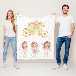 Cobertor De Velo Cobertorzinho de Bebê Carruagem da Fada Princesa