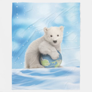 Cobertor De Velo Cobertura ártica do mundo do urso polar